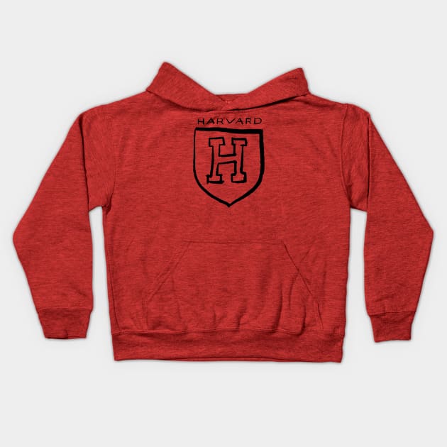 Harvaaaard 17 Kids Hoodie by Very Simple Graph